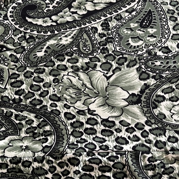 Capella Apparel Knit Dress Paisley Print size M - Picture 9 of 10